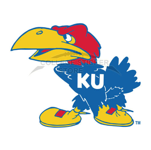 Design Kansas Jayhawks Iron-on Transfers (Wall Stickers)NO.4701